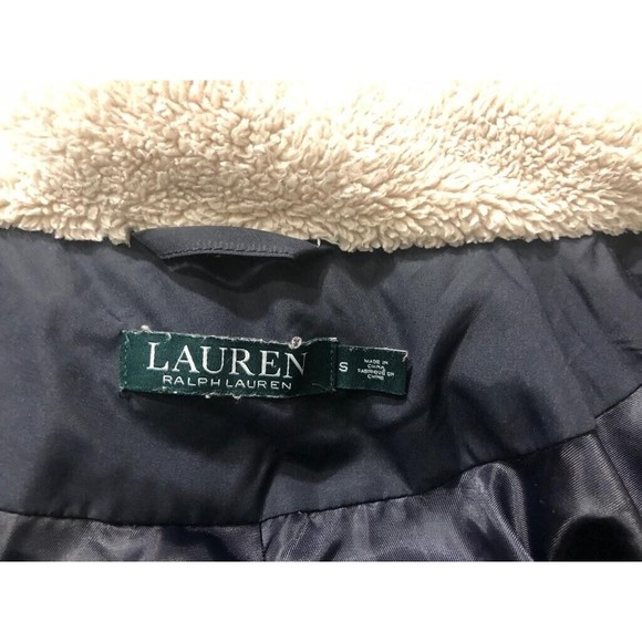 Lauren Ralph Lauren  Womens Black Full Zip Puffer Down Jacket  Sz S - Picture 8 of 12